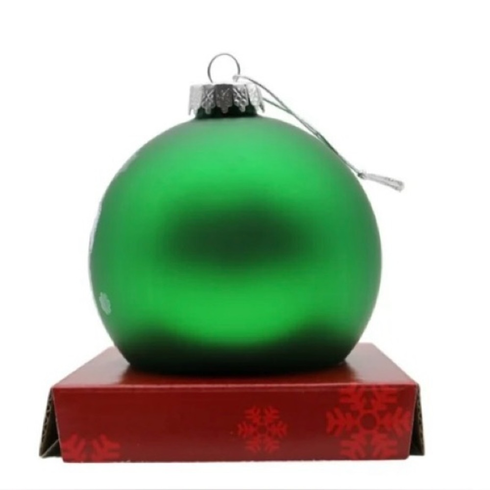 Snoop Dogg Green Glass Ball Ornament, 4" Inches - Picture 3 of 4
